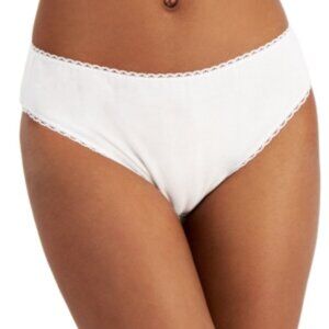 #834 Charter Club Everyday Cotton High-Cut Brief Underwear, - Brig